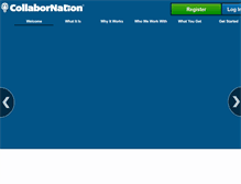 Tablet Screenshot of collabornation.net
